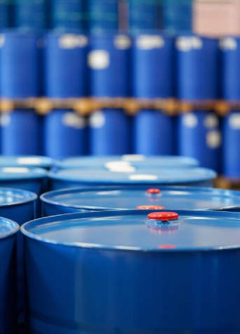 Bulk chemical supplier NYC warehouse pallets and forklift delivery